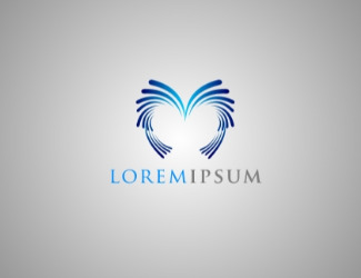 Projekt graficzny logo dla firmy online Blue Heart